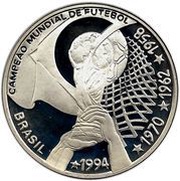 4 Reais 4th World Cup Championship obverse image