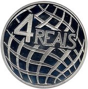 4 Reais 4th World Cup Championship, Brazil, 1994 reverse image