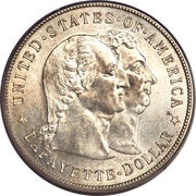 1 Dollar Lafayette obverse image