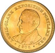 1 Dollar Lewis and Clark, United States, 1904-1905 reverse image