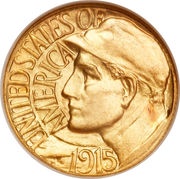 1 Dollar Panama–Pacific Exposition obverse image