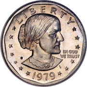 1 Dollar "Susan B. Anthony Dollar" obverse image