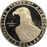 1 Dollar XXIII Olympiad Los Angeles, United States, 1983 reverse image