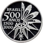 5 Reais Discovery of Brazil obverse image
