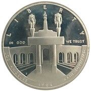 1 Dollar XXIII Olympiad obverse image