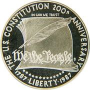 1 Dollar Constitution obverse image