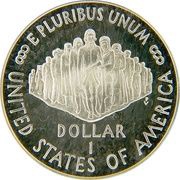 1 Dollar Constitution, United States, 1987 reverse image