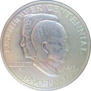 1 Dollar Eisenhower Centennial obverse image