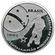 5 Reais 5th World Cup Championship obverse image