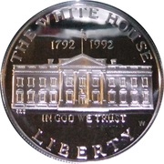 1 Dollar White House Bicentenary obverse image