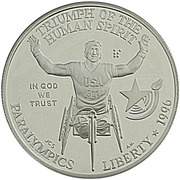 1 Dollar Atlanta Olympics - Paralympics obverse image