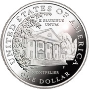 1 Dollar Dolley Madison, United States, 1999 reverse image
