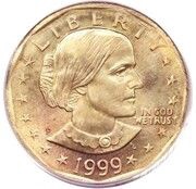 1 Dollar "Susan B. Anthony Dollar" Pattern obverse image