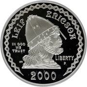1 Dollar Leif Ericson Millennium obverse image
