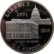 1 Dollar US Capitol Visitor Center obverse image