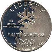 1 Dollar Salt Lake City Olympic Games obverse image