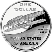 1 Dollar First Flight Centennial, United States, 2003 reverse image
