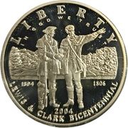 1 Dollar Lewis and Clark Bicentennial obverse image