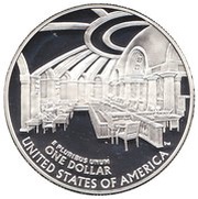 1 Dollar Chief Justice John Marshall, United States, 2005 reverse image