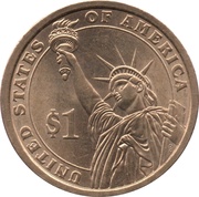 1 Dollar George Washington reverse image