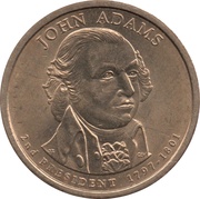 1 Dollar John Adams obverse image
