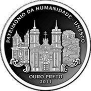 5 Reais Ouro Preto, Brazil, 2011 reverse image