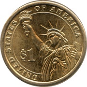 1 Dollar James Monroe, United States, 2008 reverse image