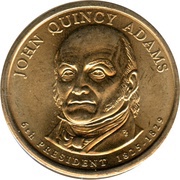 1 Dollar John Quincy Adams obverse image
