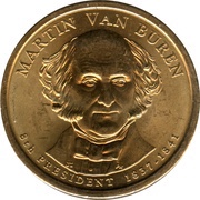 1 Dollar Martin Van Buren obverse image