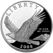 1 Dollar Bald Eagle Recovery and National Emblem obverse image