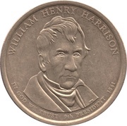 1 Dollar William Henry Harrison obverse image