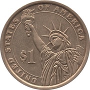 1 Dollar James K. Polk, United States, 2009 reverse image
