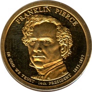 1 Dollar Franklin Pierce obverse image