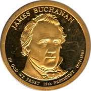 1 Dollar James Buchanan obverse image