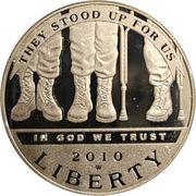 1 Dollar American Veterans Disabled for Life obverse image
