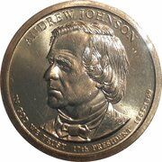 1 Dollar Andrew Johnson obverse image