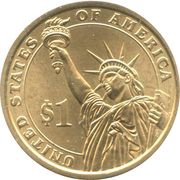 1 Dollar Chester Arthur, United States, 2012 reverse image