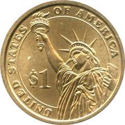 1 Dollar Grover Cleveland, first term, United States, 2012 reverse image