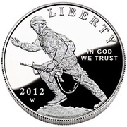 1 Dollar Infantry Soldier obverse image