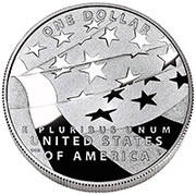 1 Dollar Star Spangled Banner, United States, 2012 reverse image