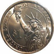 1 Dollar William McKinley, United States, 2013 reverse image