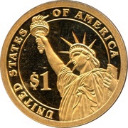 1 Dollar William Howard Taft, United States, 2013 reverse image