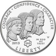 1 Dollar Girl Scouts of the USA Centennial obverse image