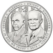 1 Dollar 5-Star Generals obverse image