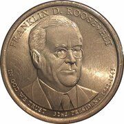 1 Dollar Franklin D. Roosevelt obverse image