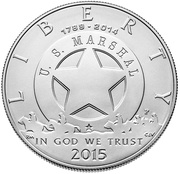 1 Dollar 225th Anniversary of US Marshals Service obverse image