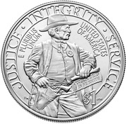 1 Dollar 225th Anniversary of US Marshals Service, United States, 2015 reverse image
