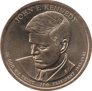 1 Dollar John F. Kennedy obverse image