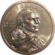 1 Dollar "Native American Dollar" Code Talkers from both WWI and WWII obverse image