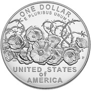 1 Dollar World War I Centennial, United States, 2018 reverse image